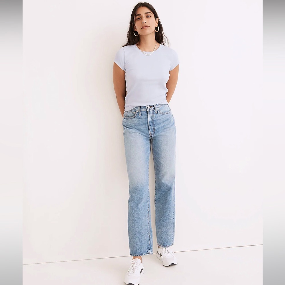 Madewell The Perfect Vintage Straight Jean in Seyland Wash